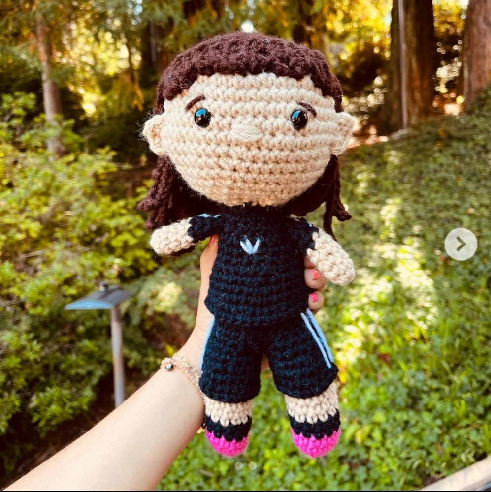 Peso Pluma Crochet Doll